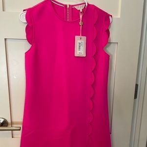 Ted Baker Pink Scallop Overlay Dress
